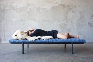 Iron & Leather Daybed