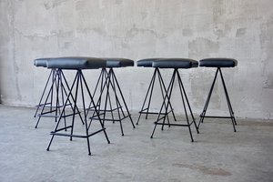 Made to Order Iron Modernist Stools.