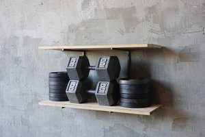 Modular Wall Shelving Brackets.