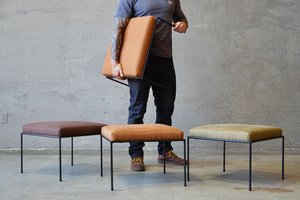 Customizable | Fabric or Leather | Stool | Ottoman |