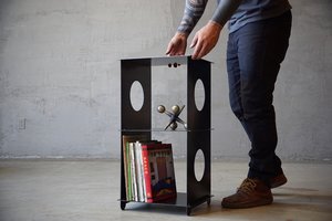 Steel ‘Intersect’ Record Storage
