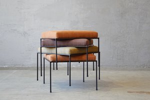 Customizable | Fabric or Leather | Stool | Ottoman |