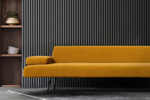 Iron Framed Sofa After Adrian Pearsall