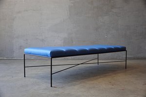 Iron and Leather Daybed