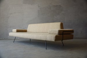 Iron Framed Sofa After Adrian Pearsall