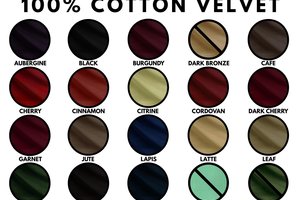 F&F Cotton Velvet Samples