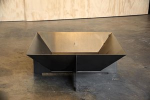 Steel 'Polygon' Fire Pit