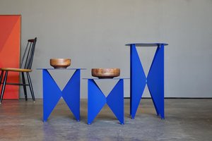 Modernist 'Butterfly' Side Table/Plant Stand
