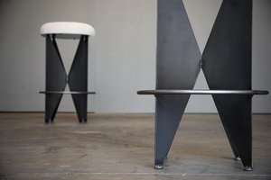 Steel 'Butterfly' Counter Stools