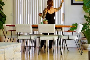 Iron Framed 'Dorothy' Dining Chairs