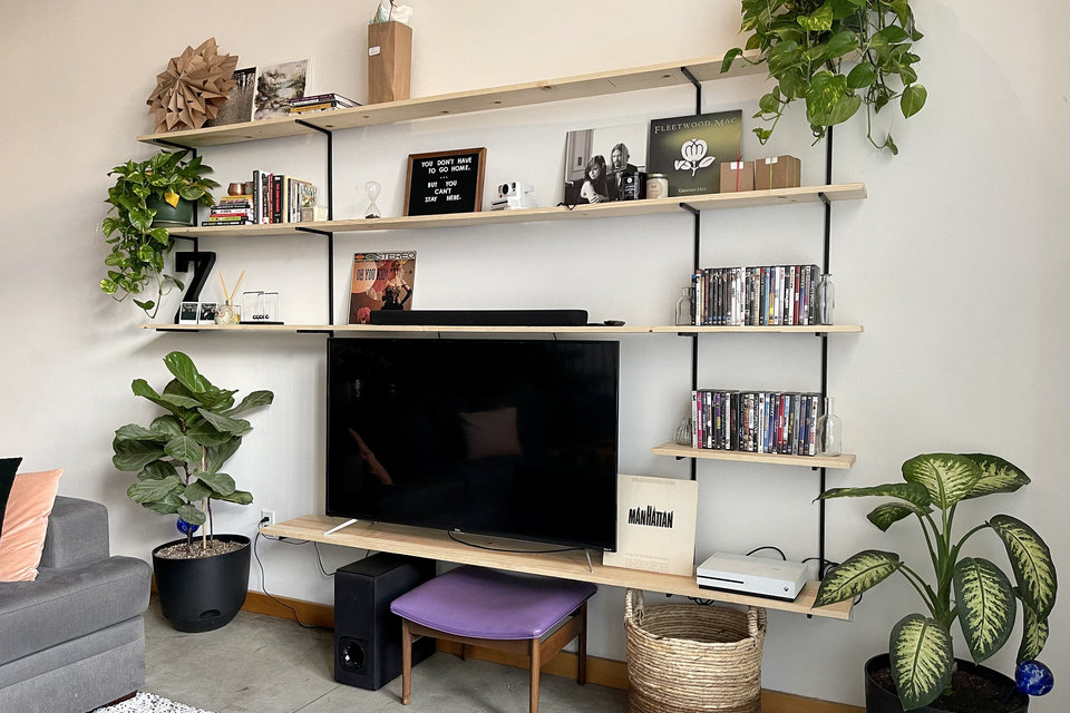 Modular Wall Shelving Brackets.