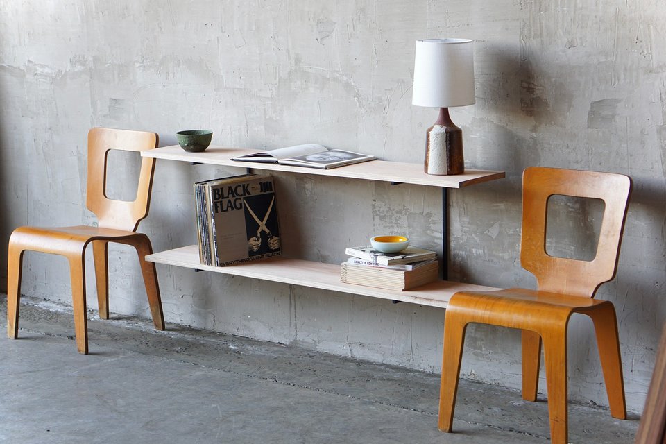 Modular Wall Shelving Brackets.