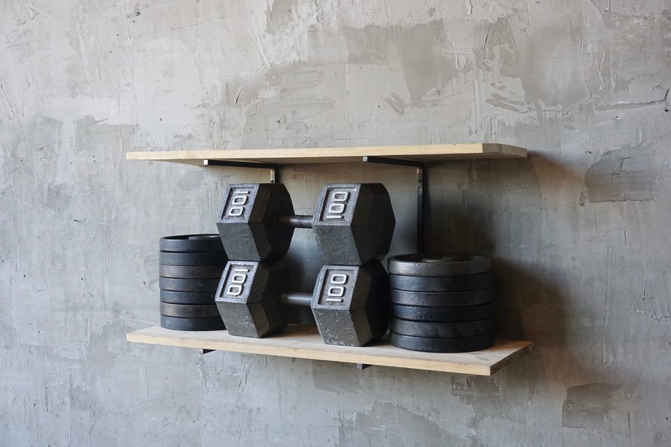 Modular Wall Shelving Brackets.