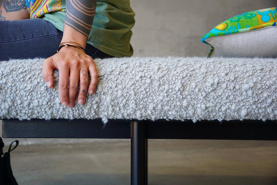 Iron & Boucle Daybed