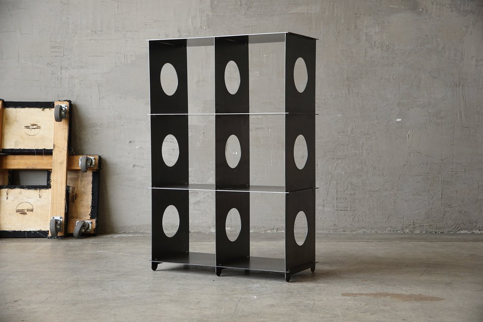 Steel ‘Intersect’ Record Storage