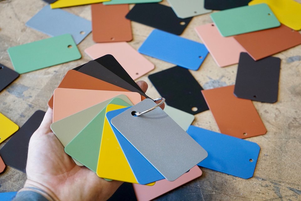 F&F Powder Coat Samples