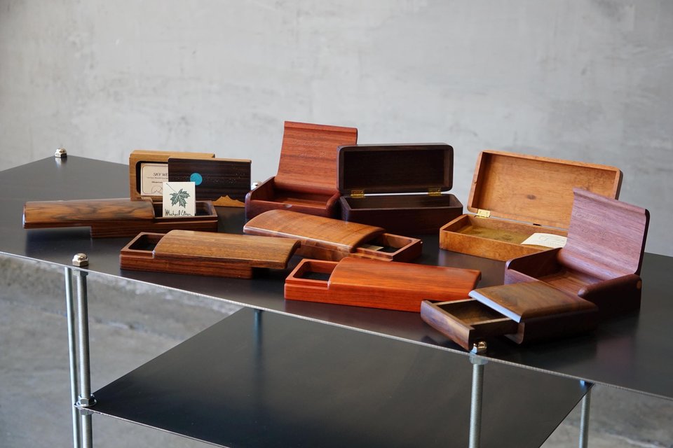 Set of 10 Studio Craft Boxes
