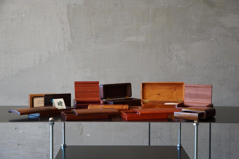 Set of 10 Studio Craft Boxes