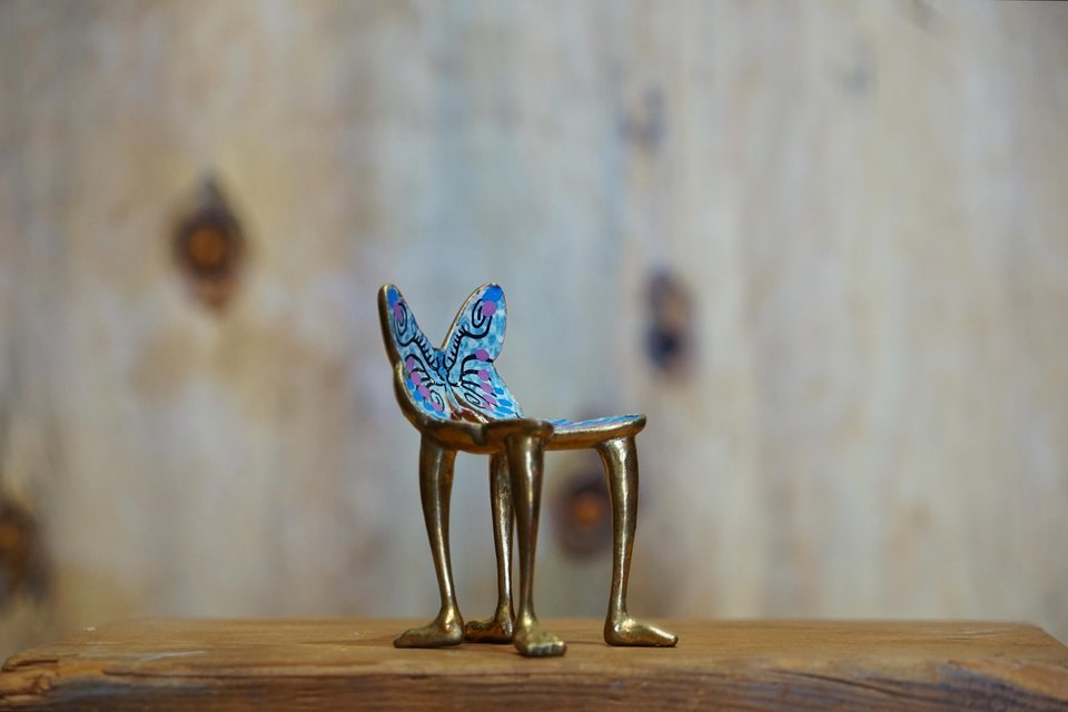 Pedro Friedeberg 'Butterfly Chair’ Sculpture