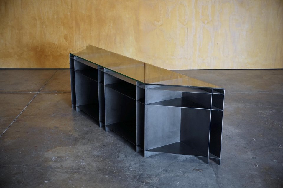 Industrial Steel ‘P30' Console Cabinet