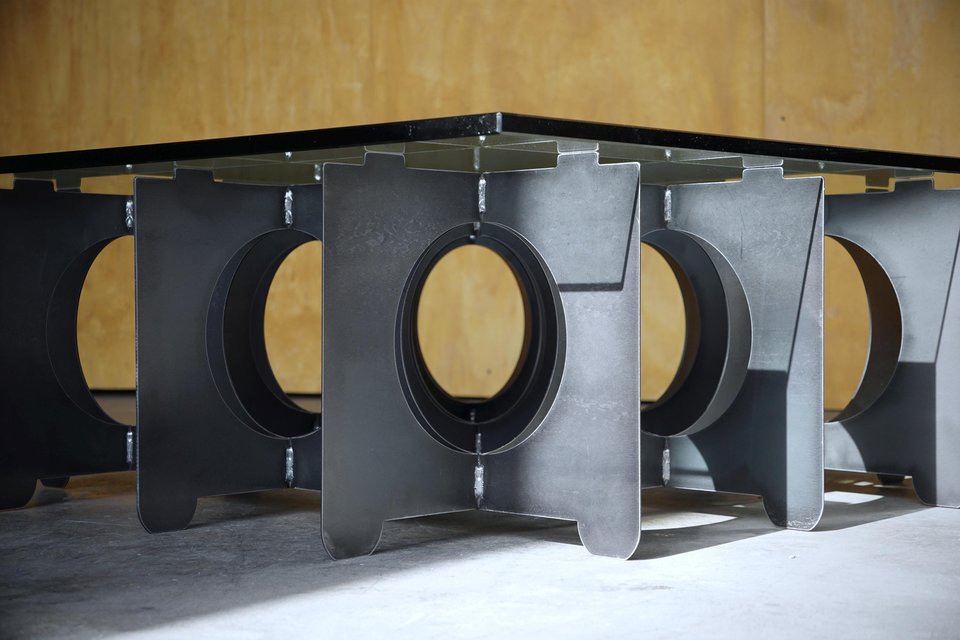 Steel ‘Grid’ Coffee Table