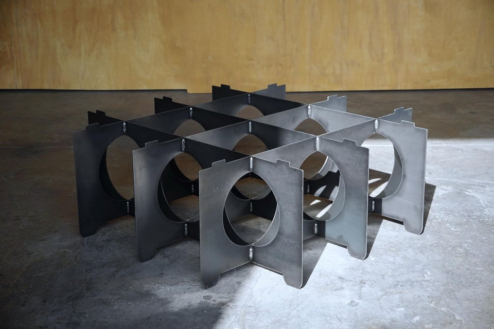 Steel ‘Grid’ Coffee Table