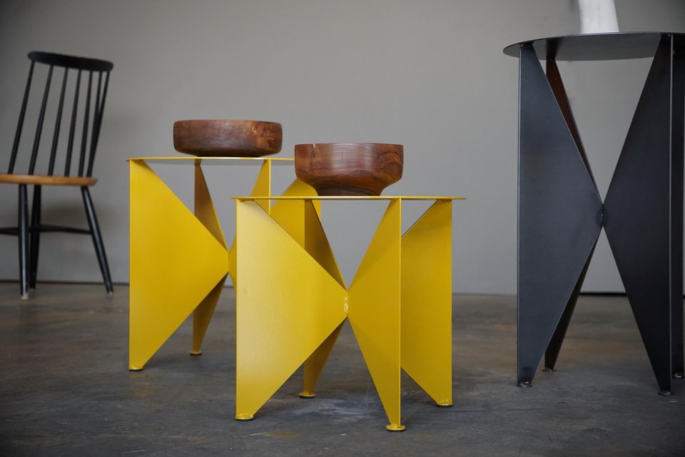 Modernist 'Butterfly' Side Table/Plant Stand
