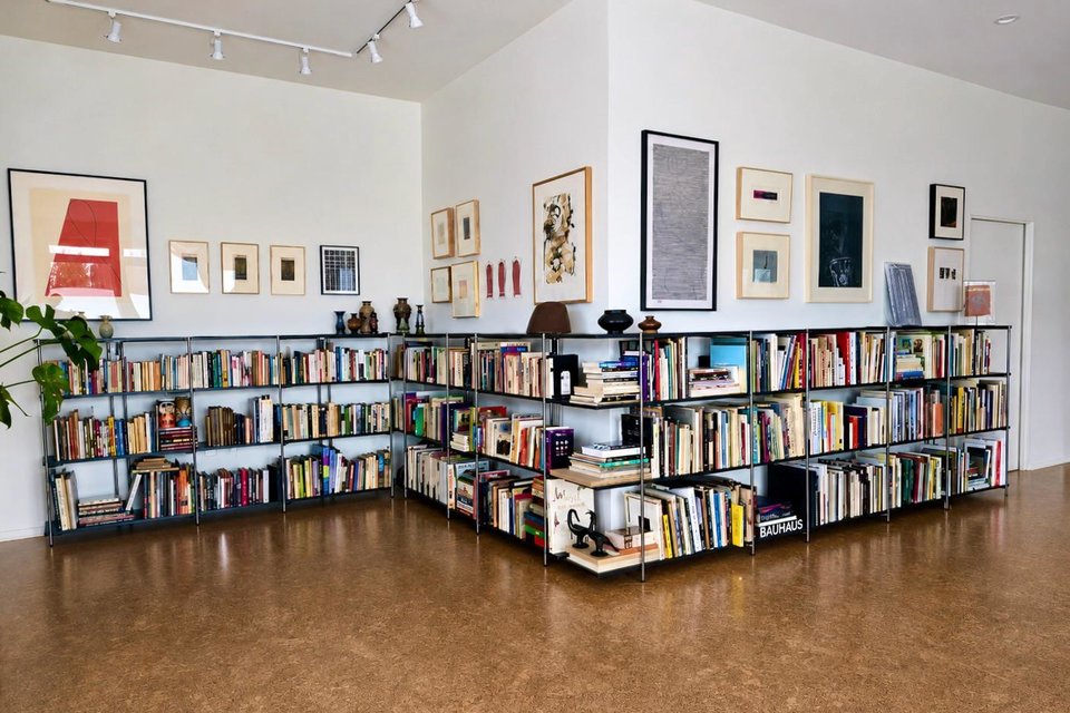 Iron Modernist Book/Record Shelving Brackets