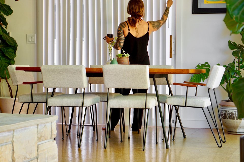Iron Framed 'Dorothy' Dining Chairs