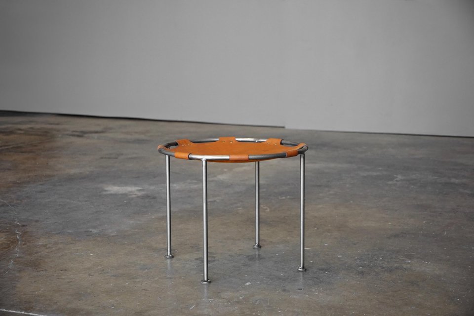 Iron & Bison Leather 'B-16' Sling Stool