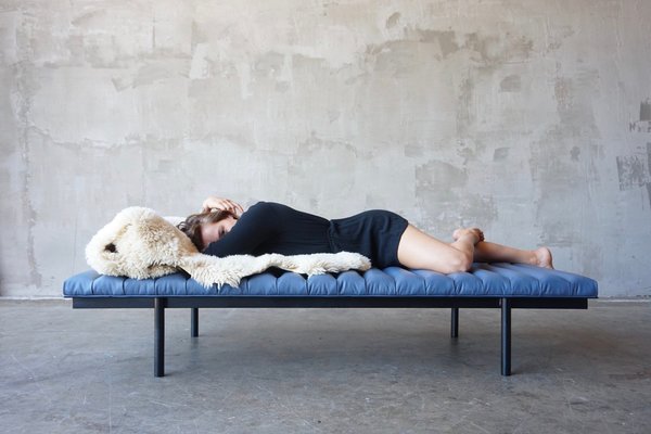 Iron & Leather Daybed