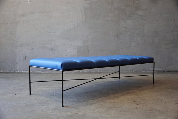 Iron and Leather Daybed