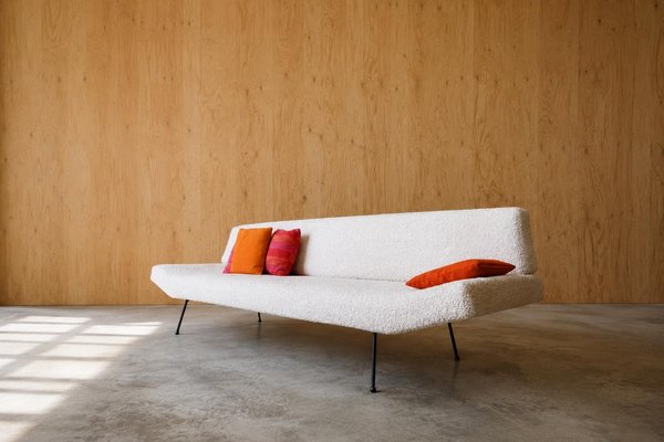 Iron Framed Sofa After Adrian Pearsall